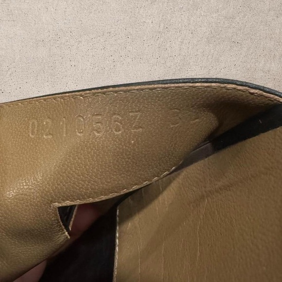 Hermes Oran Black Leather Slide Sandals - Picture 7 of 7